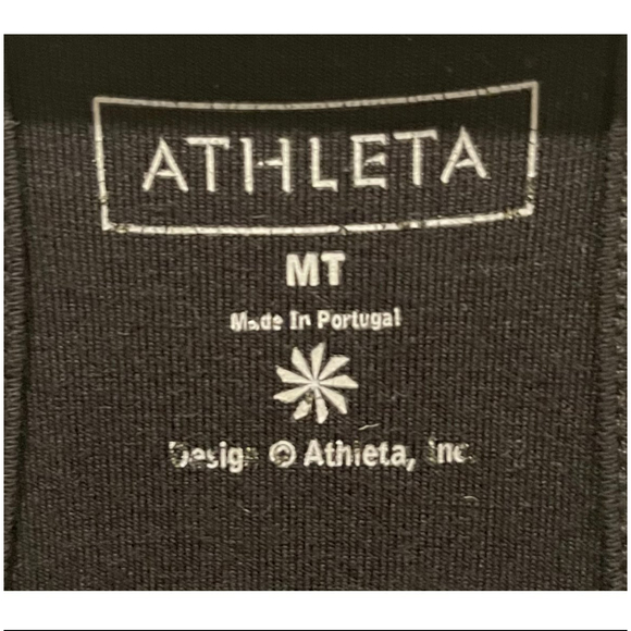 ATHLETA Geometric Black Print Maxi Dress - Picture 2 of 3